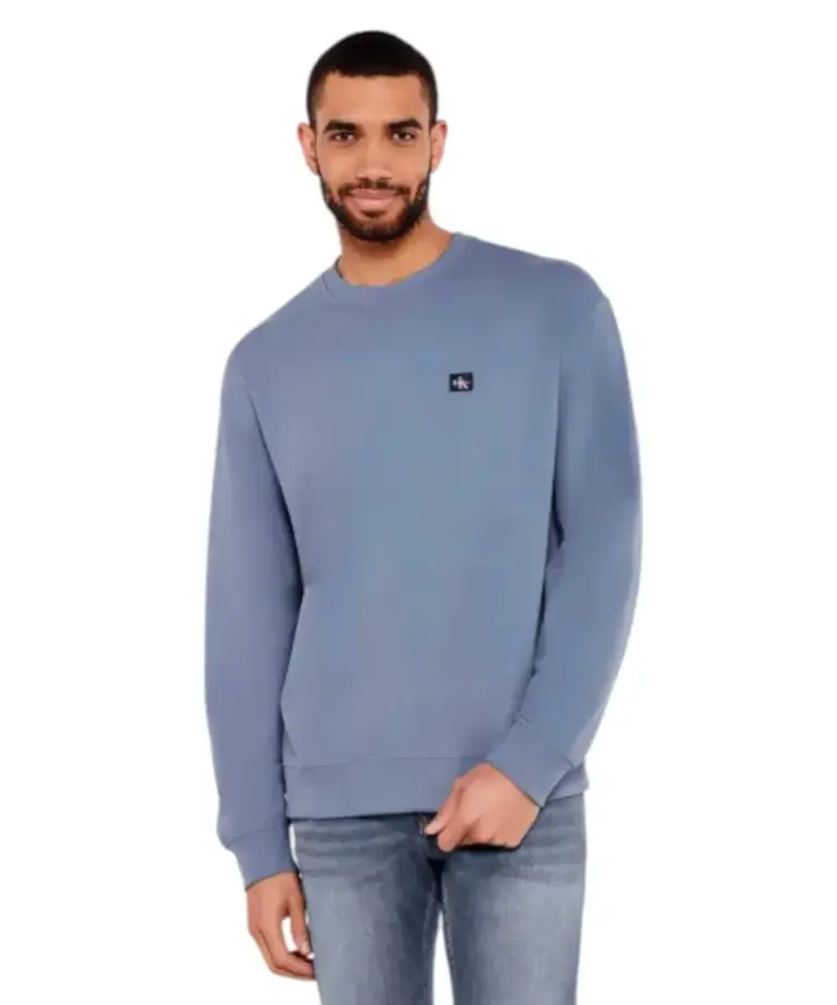 Calvin Klein - Φούτερ Cotton Badge Regular Fit LV04RC273G-6PU Μπλε
