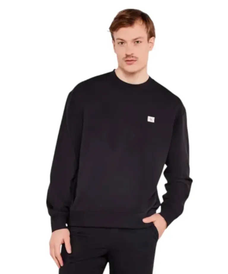 Calvin Klein - Φούτερ Cotton Badge Regular Fit LV04RC273G-UB1 Μαύρο