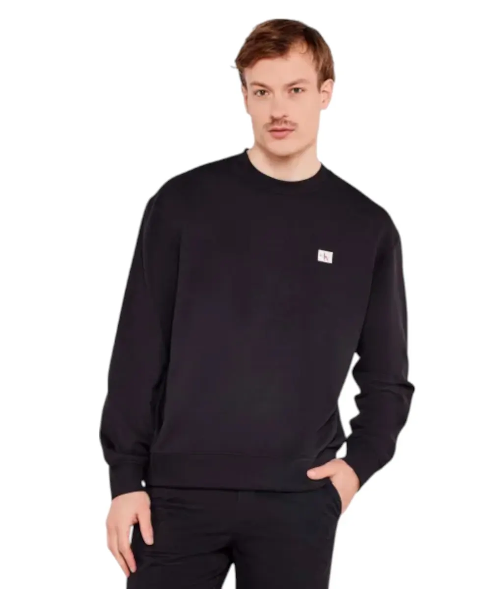 Calvin Klein - Φούτερ Cotton Badge Regular Fit LV04RC273G-UB1 Μαύρο