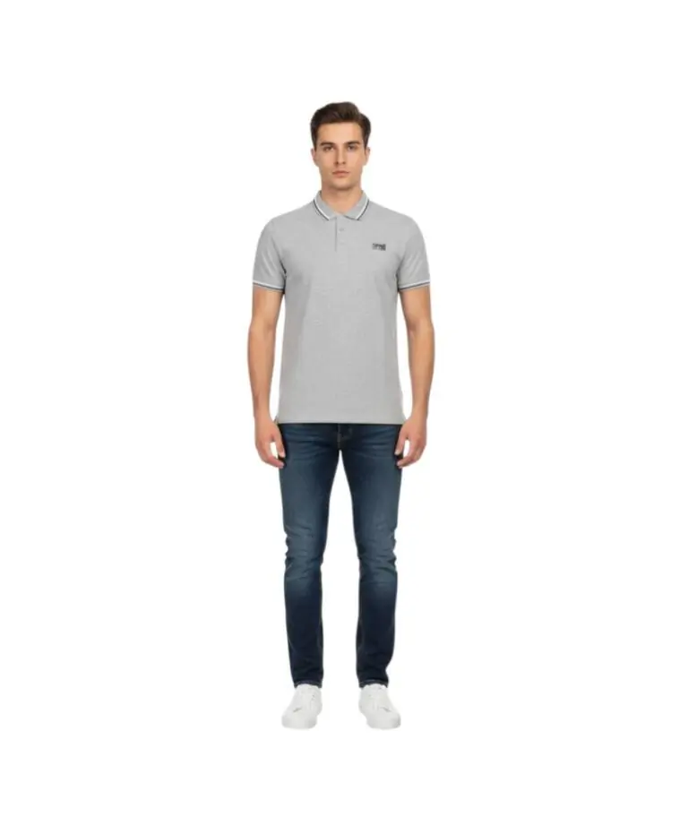 Cavalli Class - Ανδρικό Polo T-shirt QXT64TKB002-05012 Γκρι