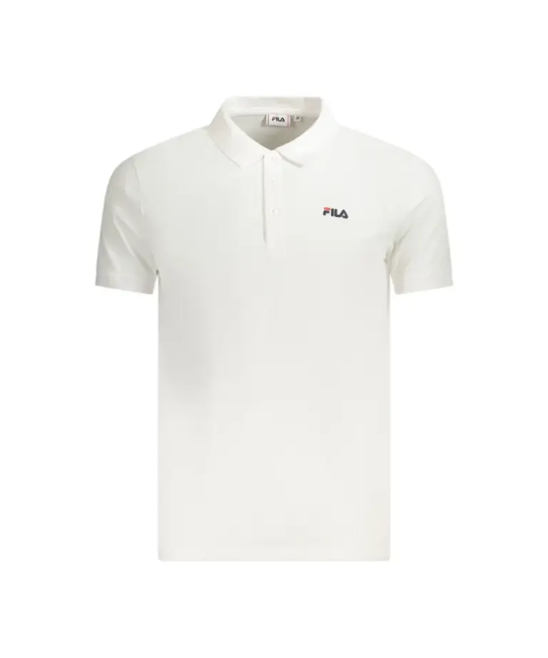 Fila - Ανδρικό Polo T-shirt Slim Fit FAM0717-10001 Λευκό