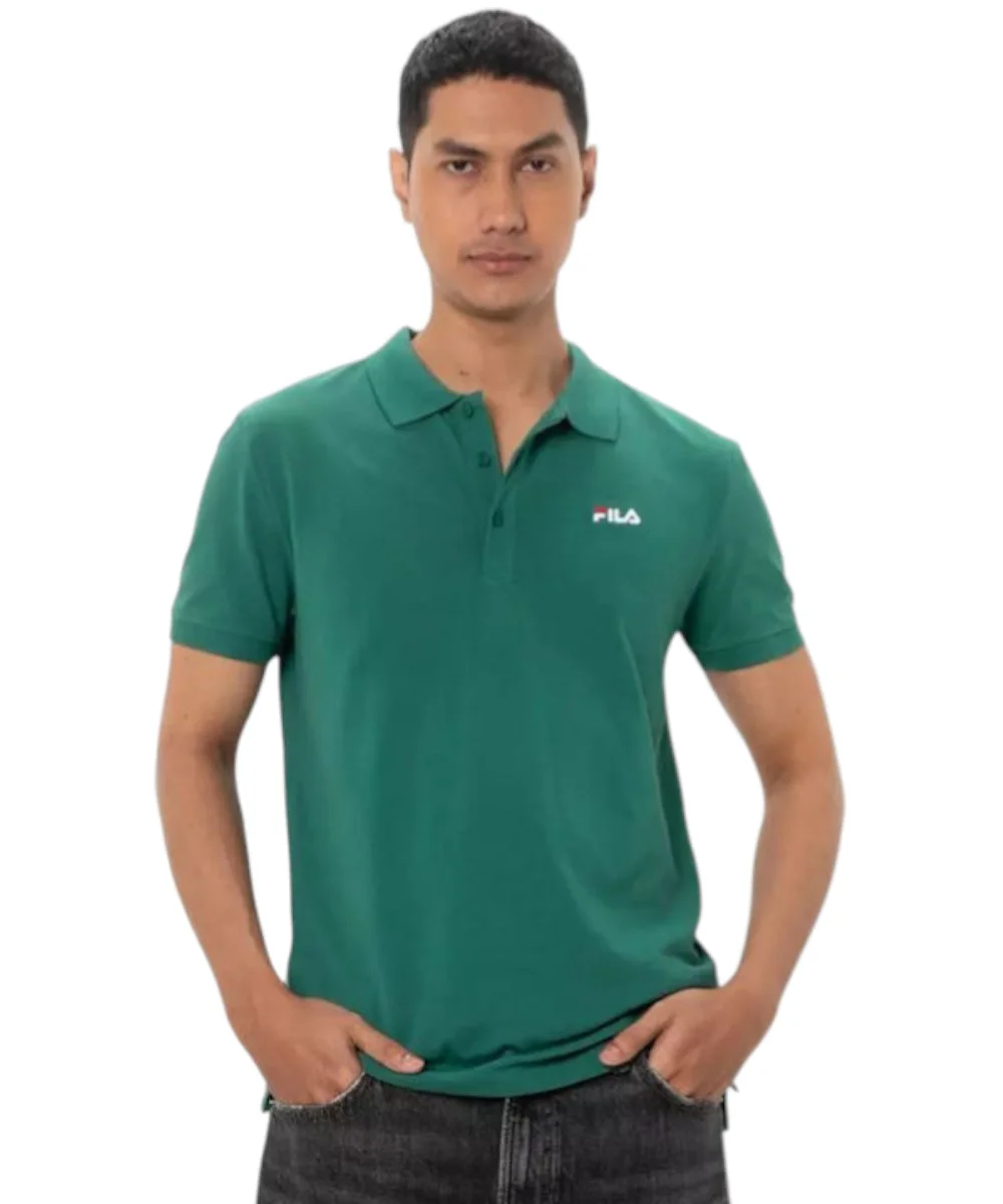 Fila - Ανδρικό Polo T-shirt Slim Fit FAM0717-60084 Πράσινο