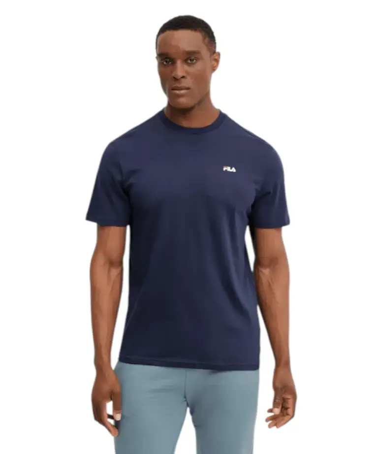 Fila - Ανδρικό T-shirt Laas FAM0874-50004 Μπλε Σκούρο