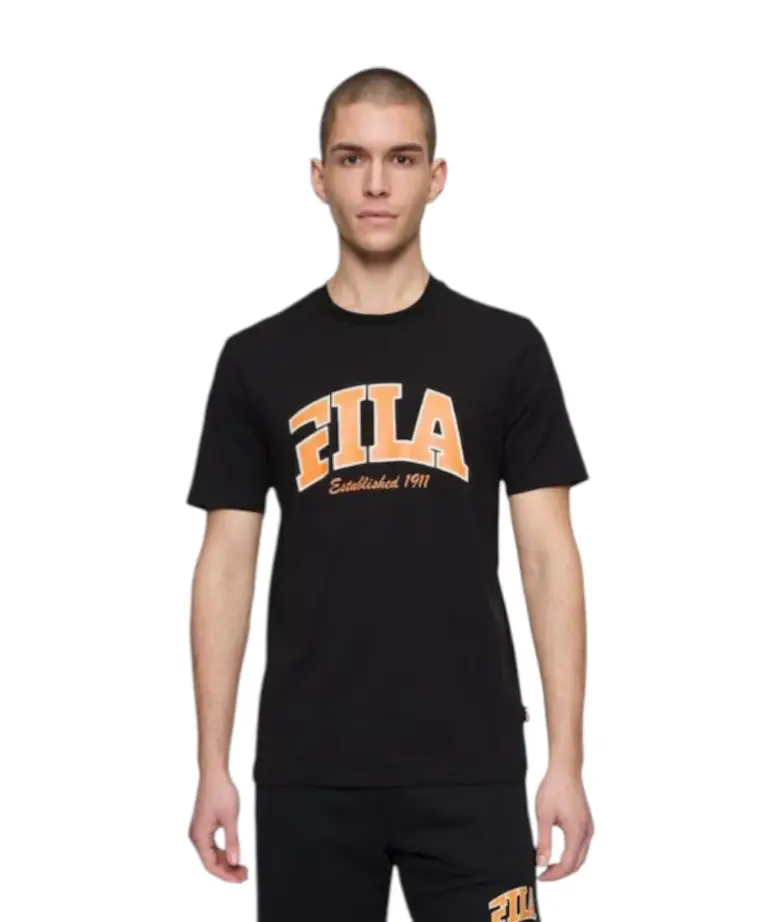 Fila - Ανδρικό T-shirt Lanaken Regular Fit FAM0882-80010 Μαύρο