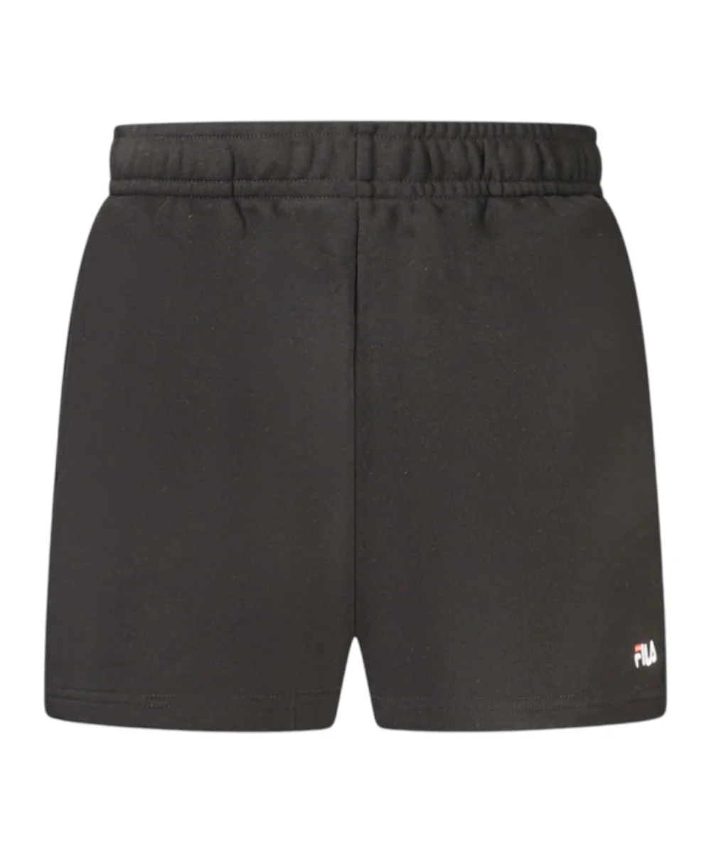 Fila - Γυναικείο Σορτς Βαμβακερό High Waisted FAW1057-80010 Μαύρο