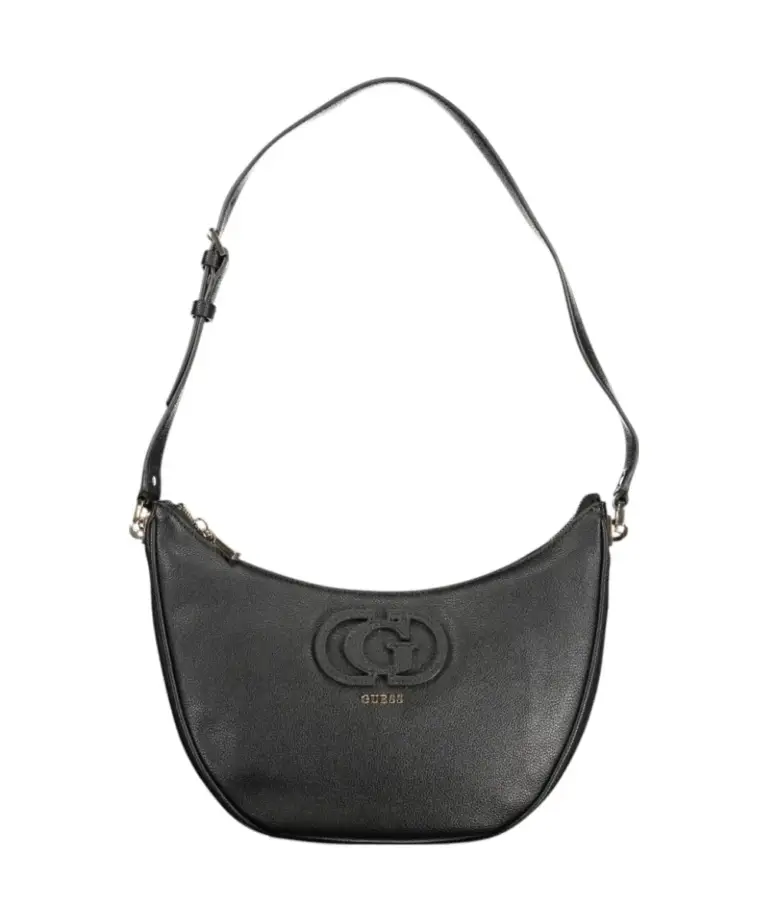 Guess - Γυναικεία Τσάντα Ώμου Silvye Bucket Bag HWBG9536020-BLA Μαύρο