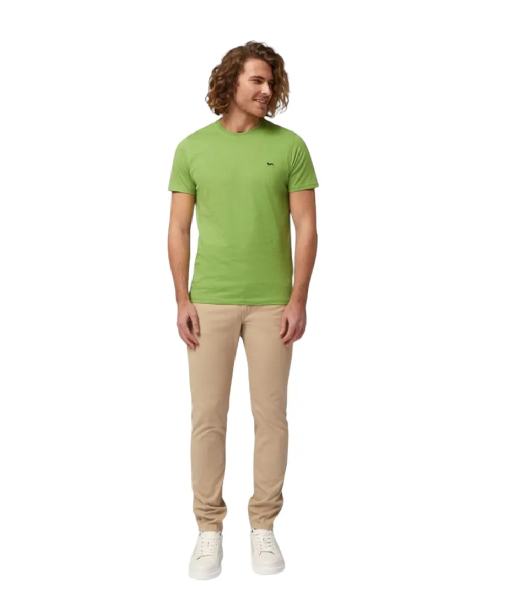 Harmont & Blaine - Ανδρικό T-shirt Κοντομάνικο Slim Fit INL001021223-600 Πράσινο