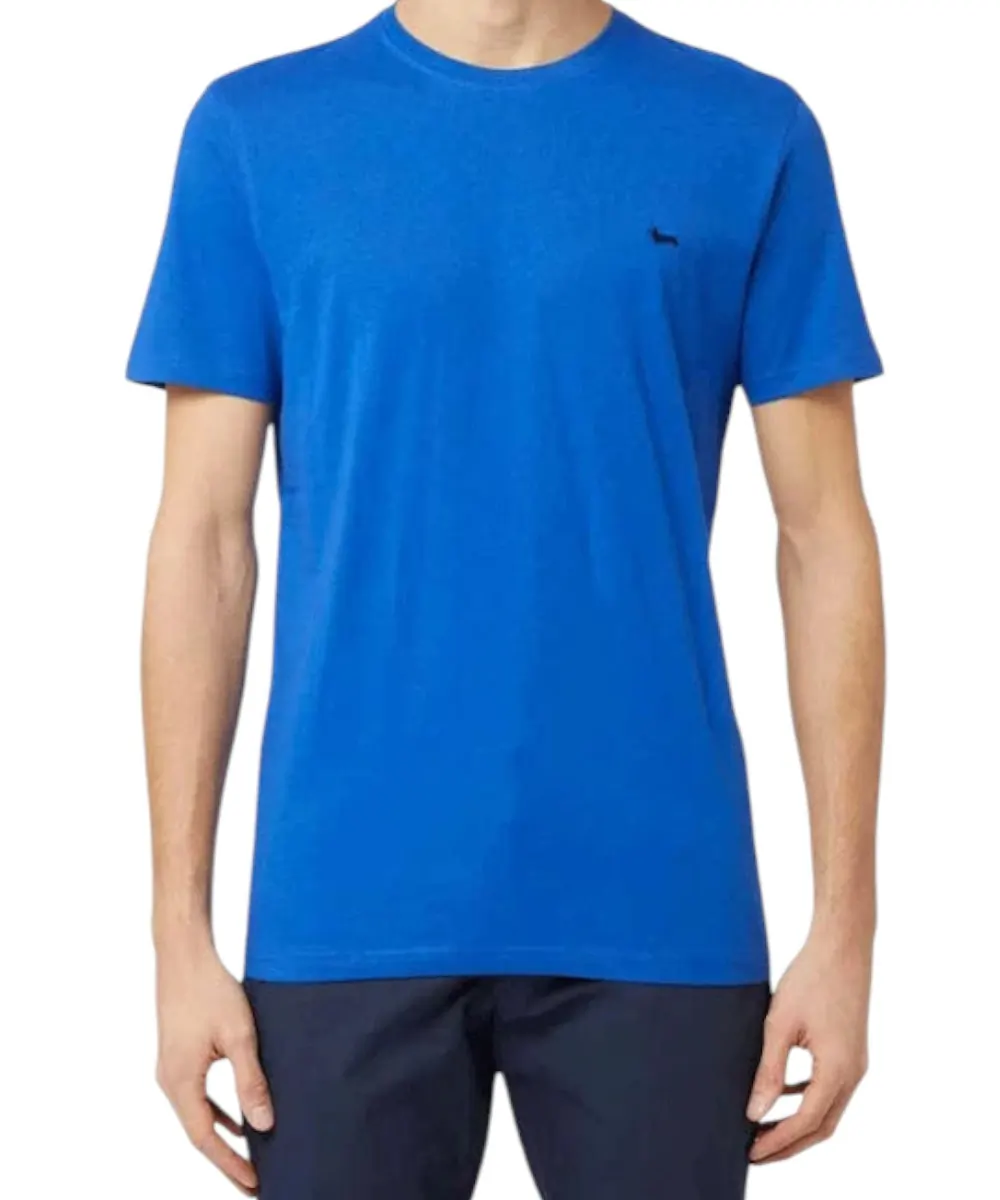 Harmont & Blaine - Ανδρικό T-shirt Κοντομάνικο Slim Fit INL001021223-854 Μπλε Ναυτικό