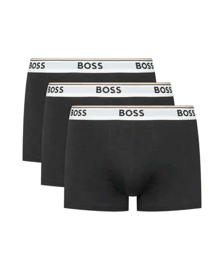Hugo Boss - Ανδρικά Μποξεράκια Power Bodywear 3Pack 50475274-994 Μαύρο