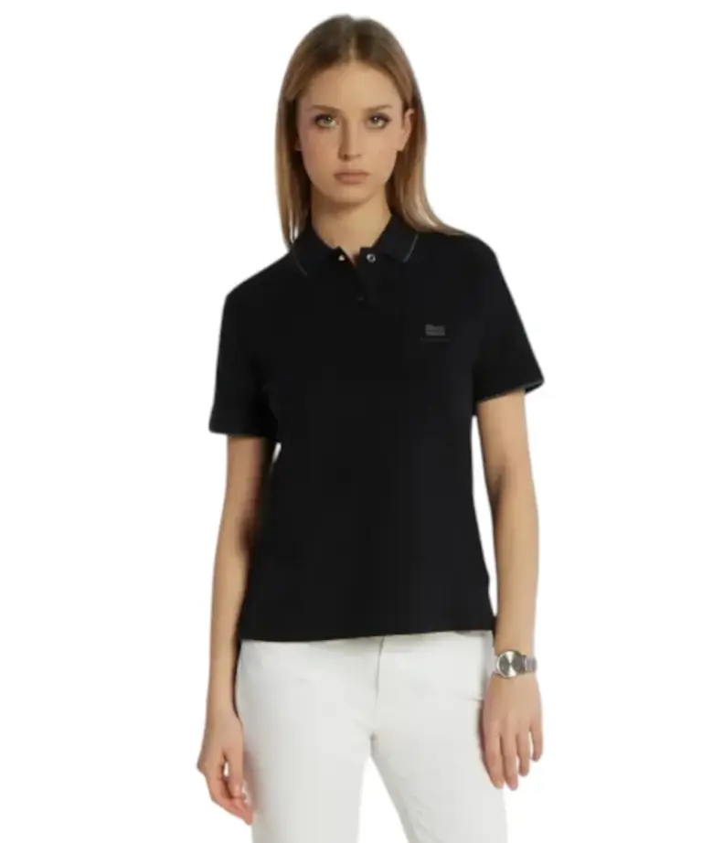 Napapijri -T-Shirt E-Nina Slim Fit NP0A4H8E-041 Μαύρο