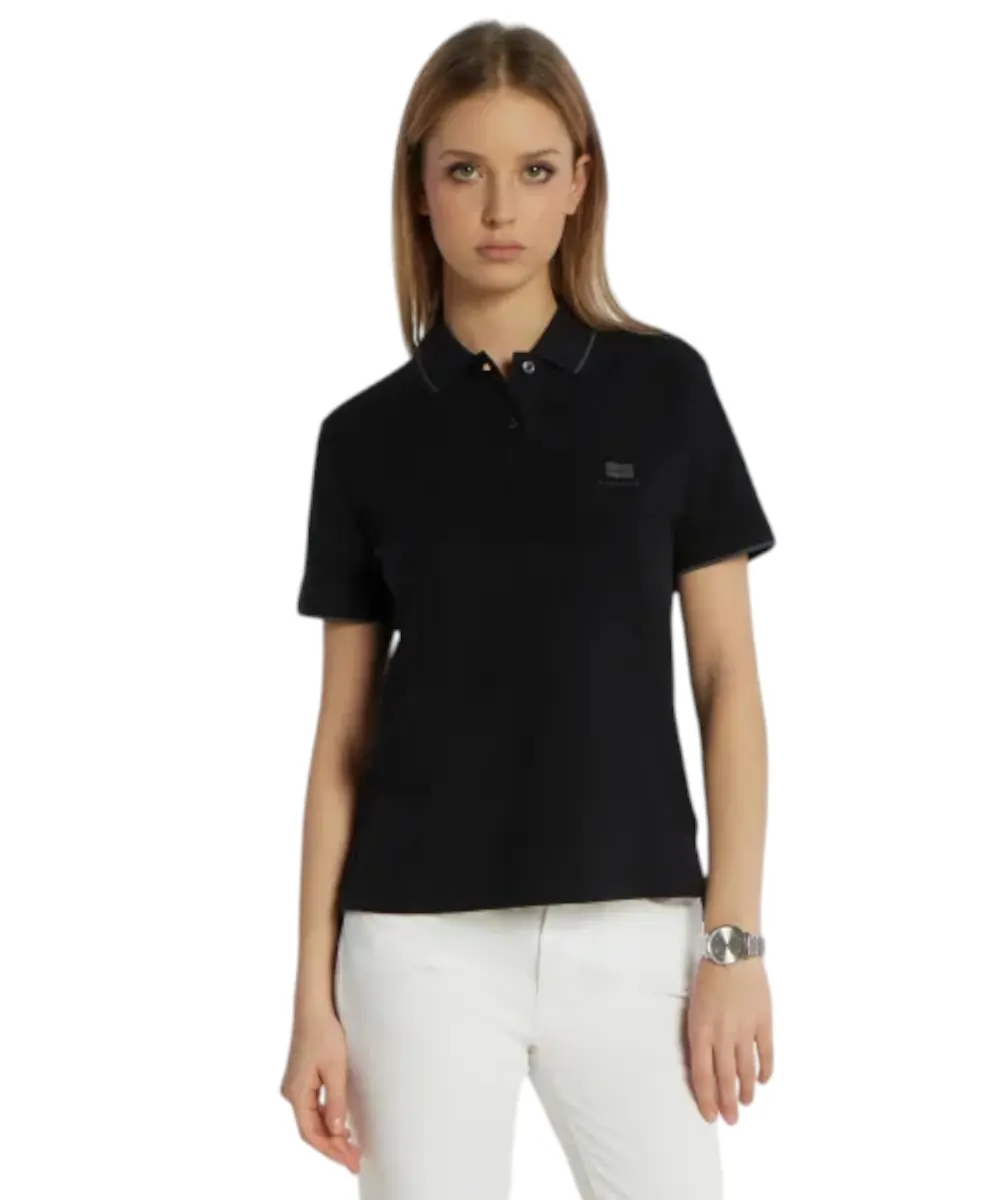 Napapijri -T-Shirt E-Nina Slim Fit NP0A4H8E-041 Μαύρο