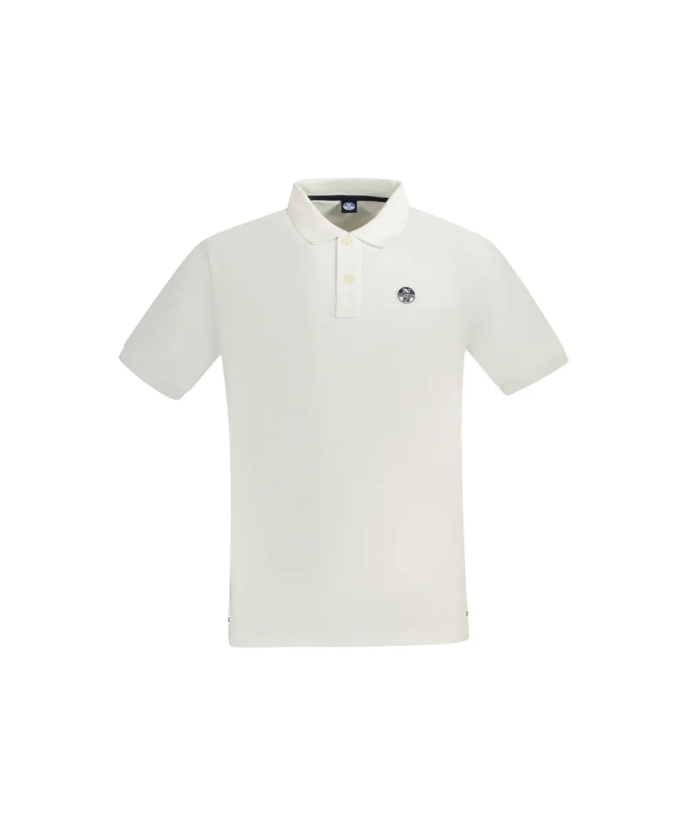 North Sails - Ανδρικό Κοντομάνικο Polo T-Shirt 995011-000-0101 Λευκό