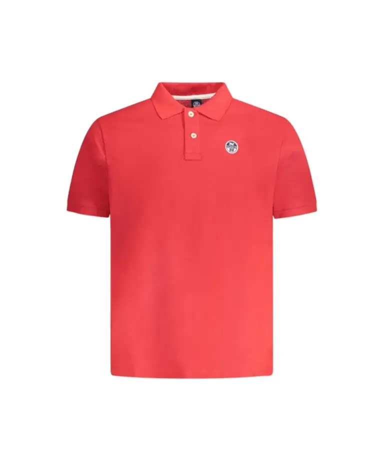 North Sails - Ανδρικό Κοντομάνικο Polo T-Shirt 995011-000-0230 Κόκκινο