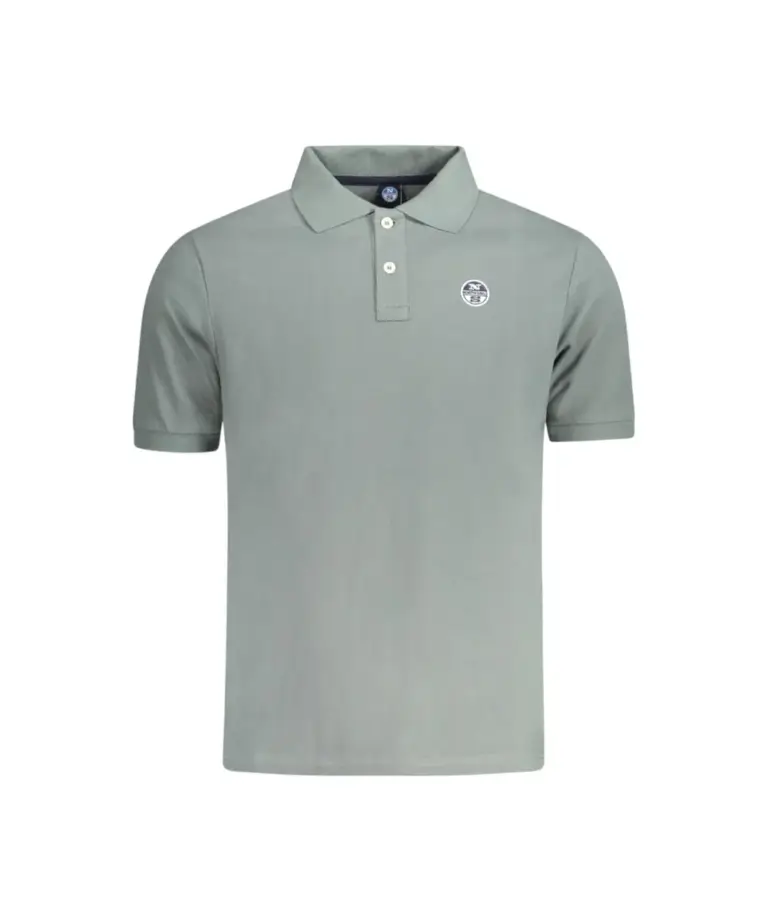 North Sails - Ανδρικό Κοντομάνικο Polo T-Shirt 995011-000-0419 Πράσινο