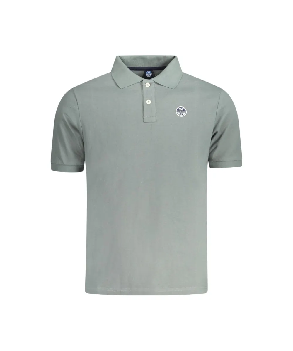 North Sails - Ανδρικό Κοντομάνικο Polo T-Shirt 995011-000-0419 Πράσινο