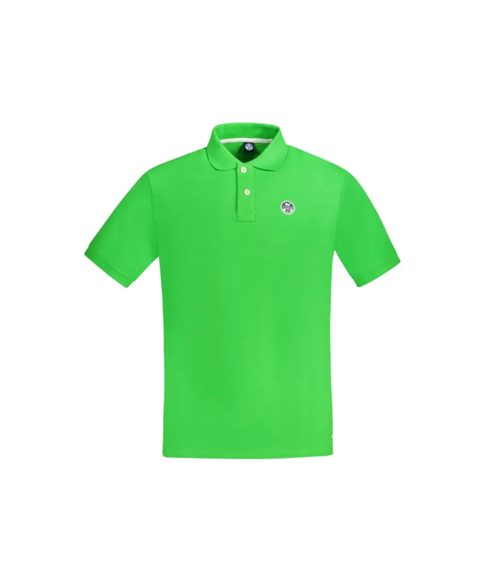 North Sails - Ανδρικό Κοντομάνικο Polo T-Shirt 995011-000-0432 Πράσινο Ανοιχτό