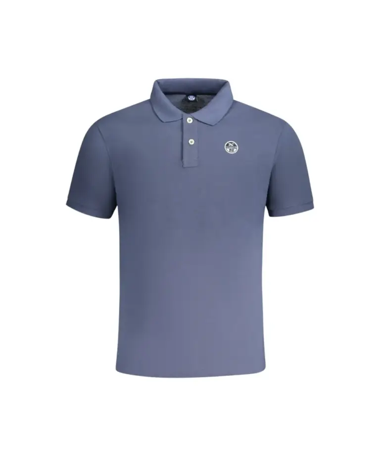 North Sails - Ανδρικό Κοντομάνικο Polo T-Shirt 995011-000-0772 Μπλε Σκούρο