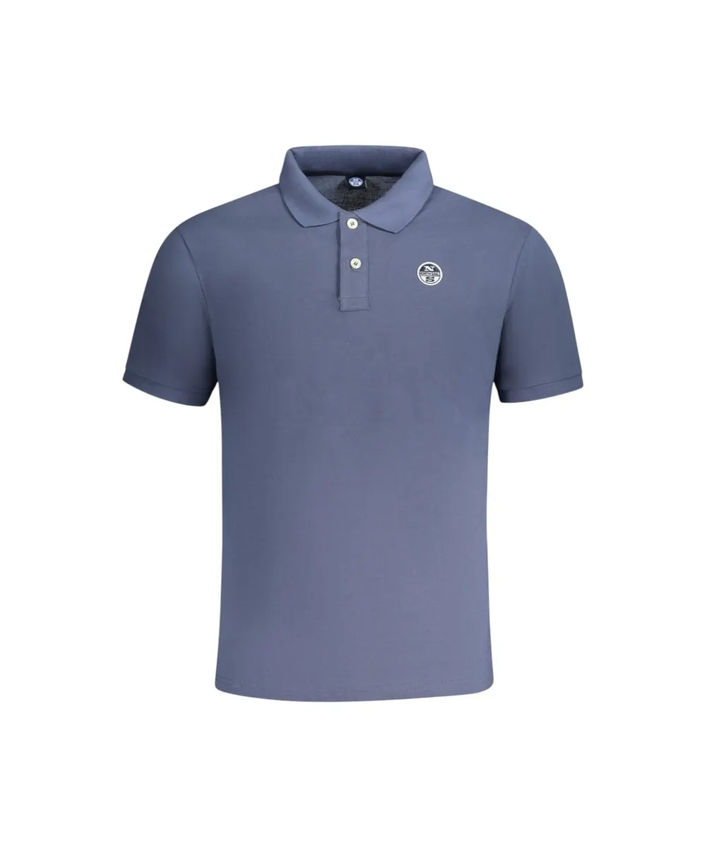 North Sails - Ανδρικό Κοντομάνικο Polo T-Shirt 995011-000-0772 Μπλε Σκούρο