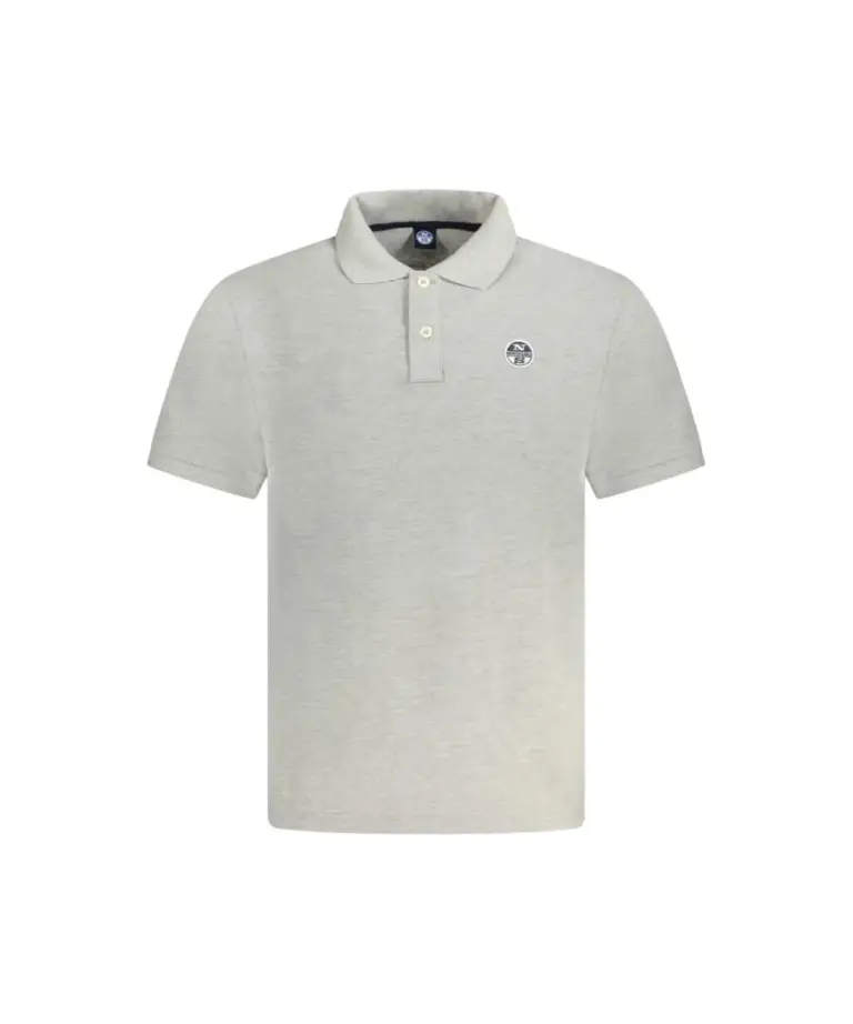 North Sails - Ανδρικό Κοντομάνικο Polo T-Shirt 995011-000-0926 Γκρι