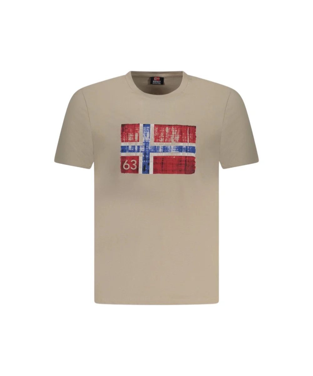 Scuola Nautica Italiana - Ανδρικό T-shirt Κοντομάνικο 846019-ROPE Μπεζ