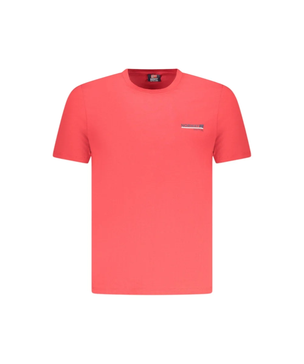 Scuola Nautica Italiana - Ανδρικό T-shirt Κοντομάνικο 856030-BITTER Κόκκινο