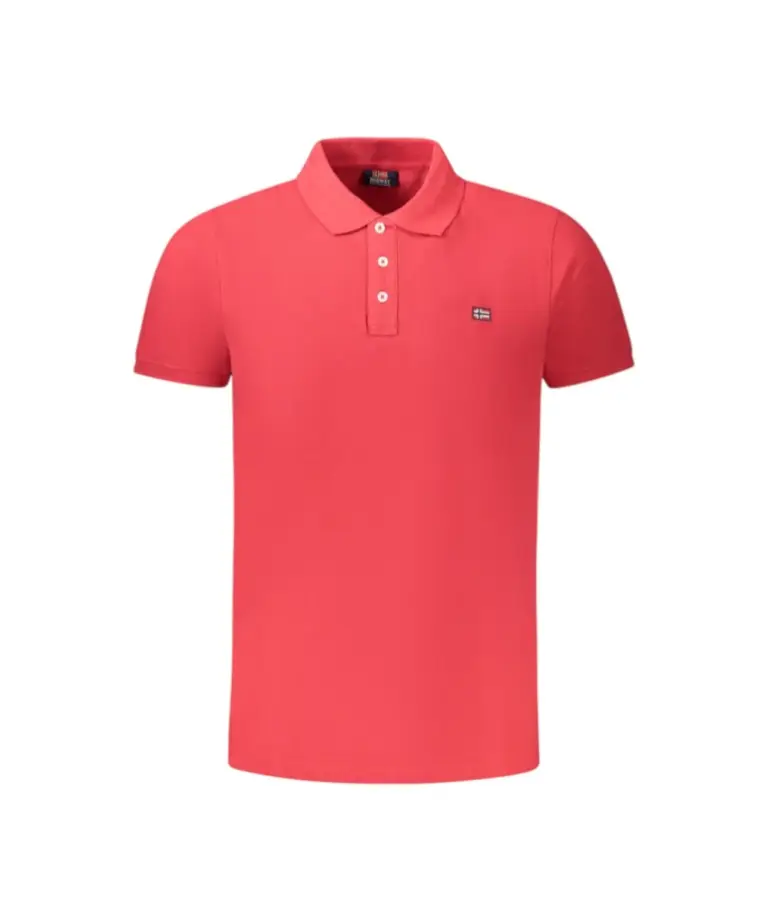 Scuola Nautica Italiana - Ανδρικό T-shirt Κοντομάνικο Polo 838861-BITTER Κόκκινο