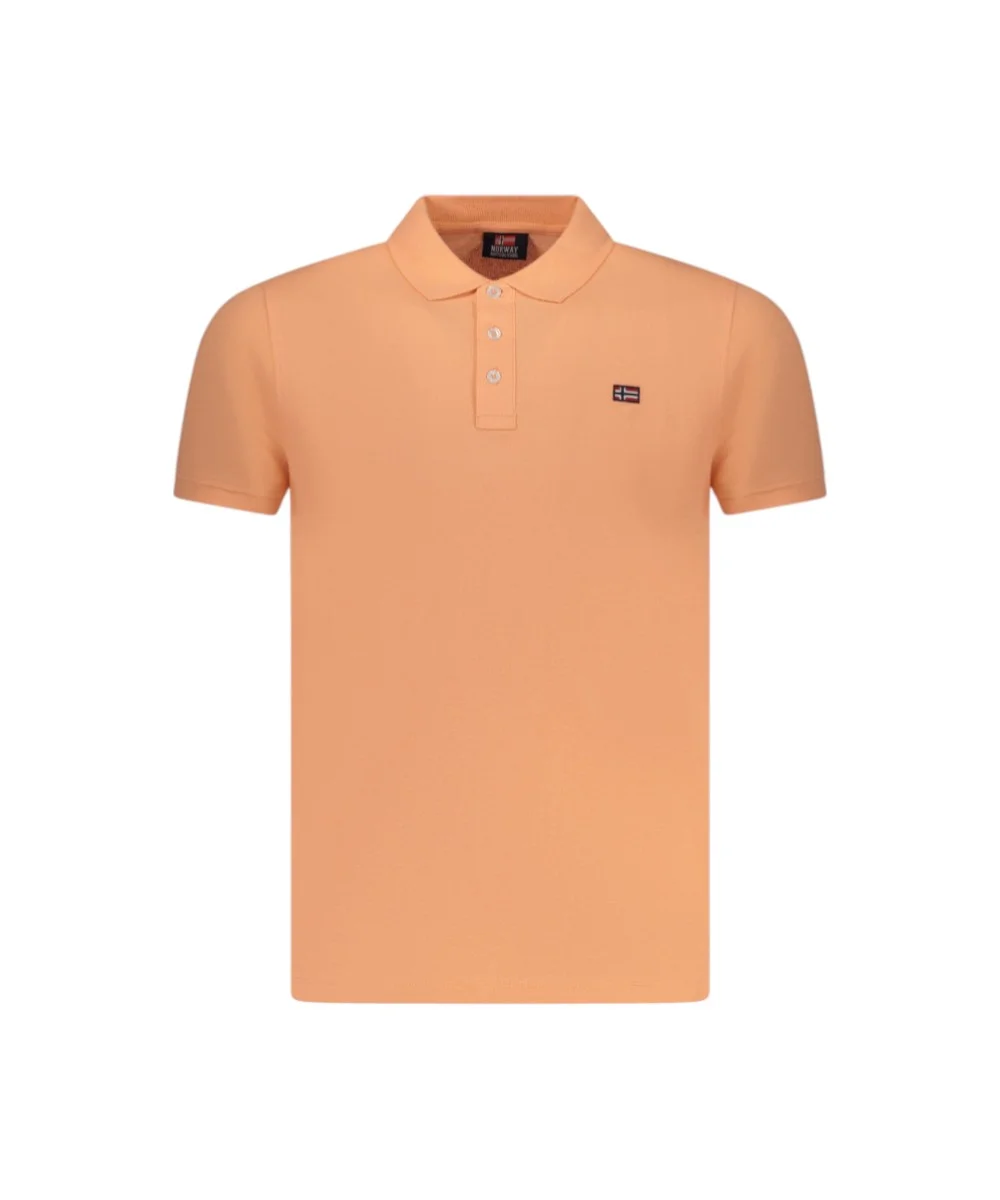 Scuola Nautica Italiana - Ανδρικό T-shirt Κοντομάνικο Polo 838861-PEACH Πορτοκαλί