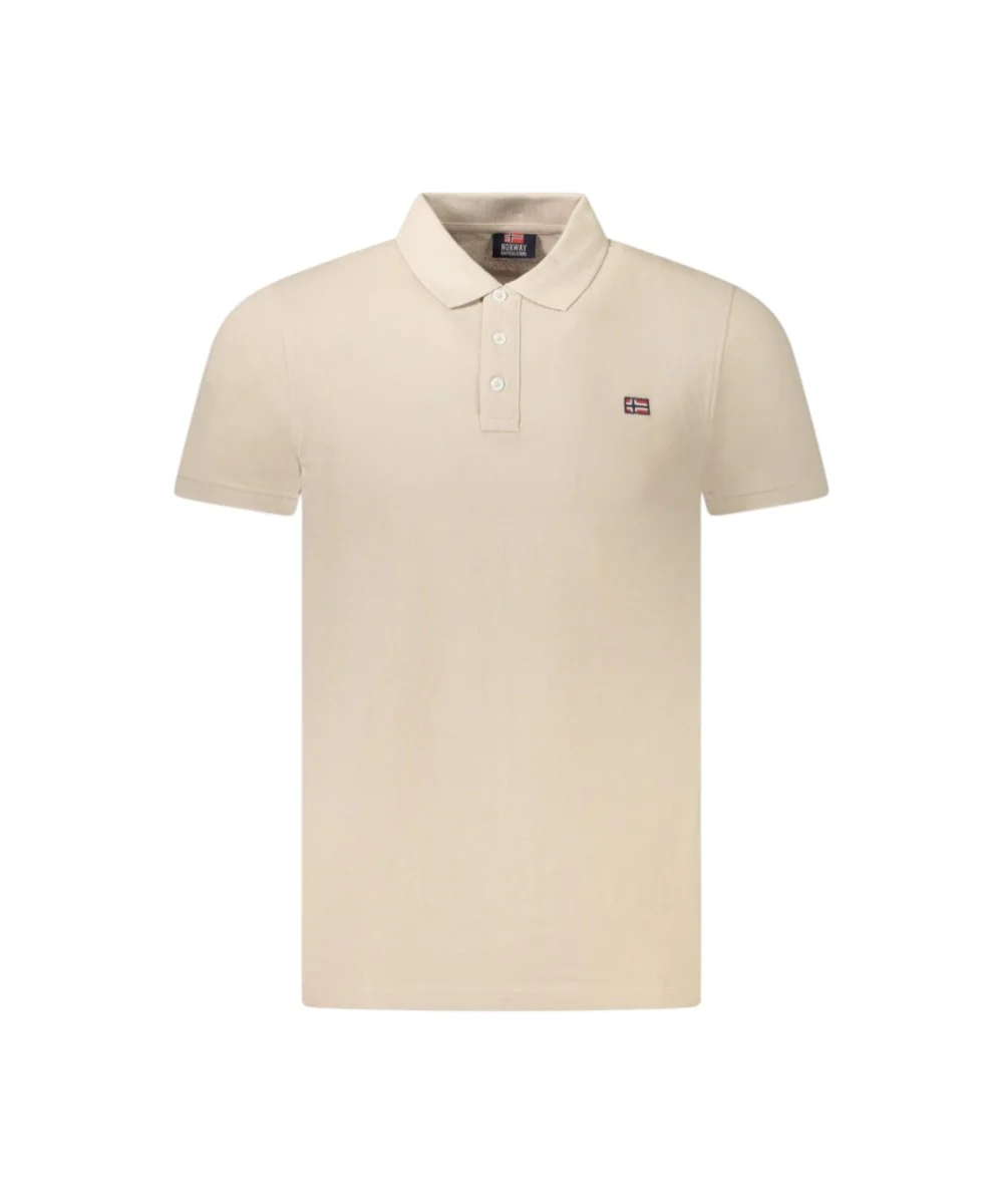 Scuola Nautica Italiana - Ανδρικό T-shirt Κοντομάνικο Polo 838861-ROPE Μπεζ