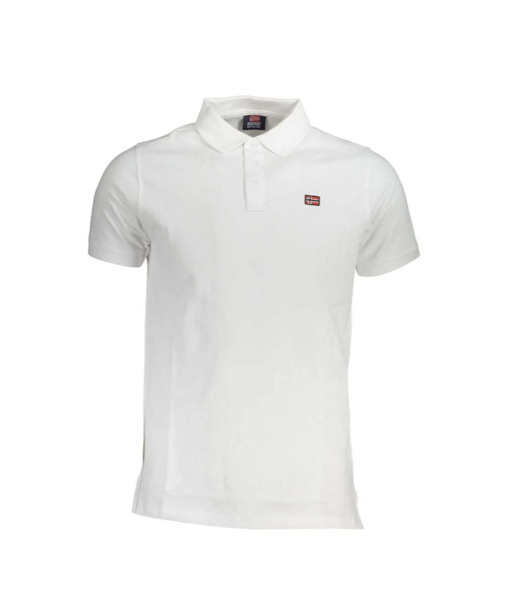 Scuola Nautica Italiana - Ανδρικό T-shirt Κοντομάνικο Polo 838861-WHIT Λευκό