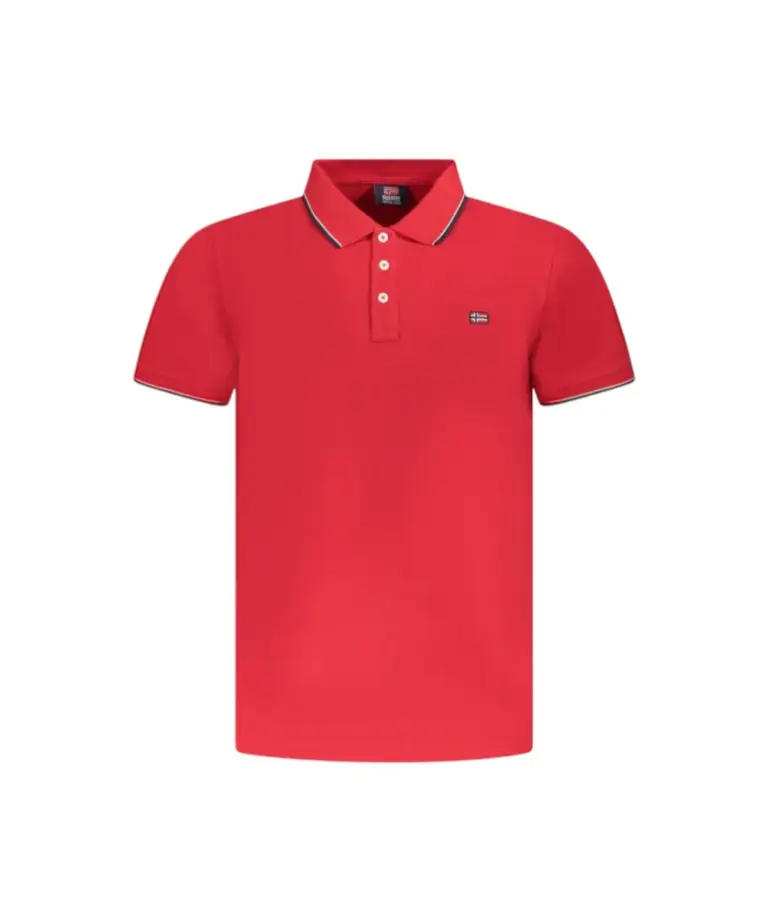 Scuola Nautica Italiana - Ανδρικό T-shirt Κοντομάνικο Polo 838862-BITTER Κόκκινο