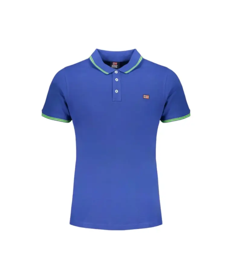 Scuola Nautica Italiana - Ανδρικό T-shirt Κοντομάνικο Polo 838862-BLUETT Μπλε