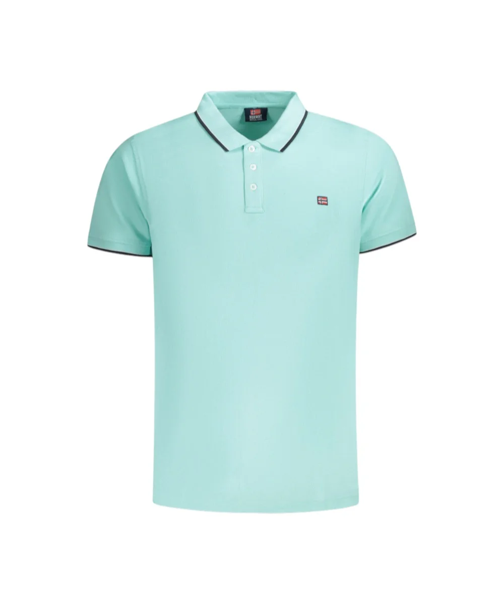 Scuola Nautica Italiana - Ανδρικό T-shirt Κοντομάνικο Polo 838862-CAPRI Σιέλ