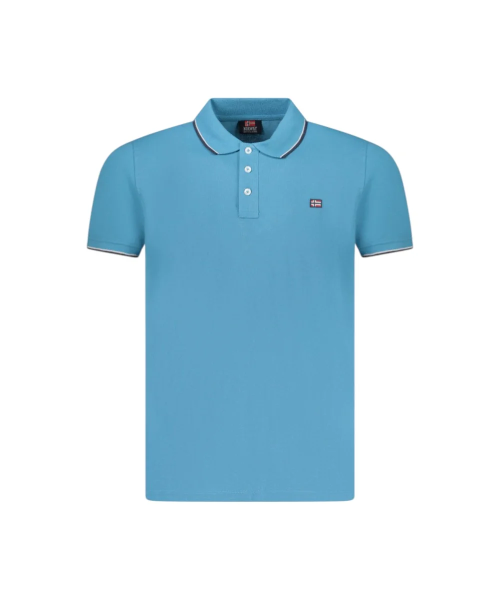 Scuola Nautica Italiana - Ανδρικό T-shirt Κοντομάνικο Polo 838862-MAUI Γαλάζιο