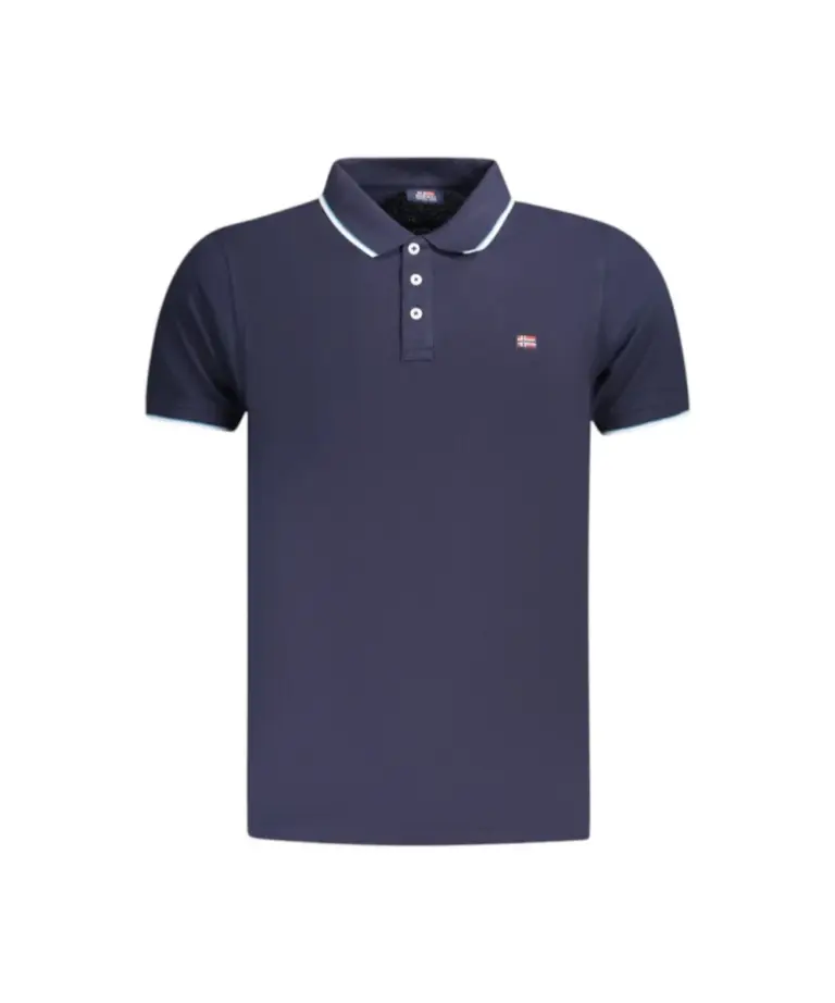 Scuola Nautica Italiana - Ανδρικό T-shirt Κοντομάνικο Polo 838862-NAVY Μπλε Σκούρο