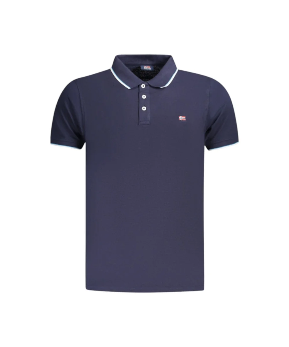 Scuola Nautica Italiana - Ανδρικό T-shirt Κοντομάνικο Polo 838862-NAVY Μπλε Σκούρο