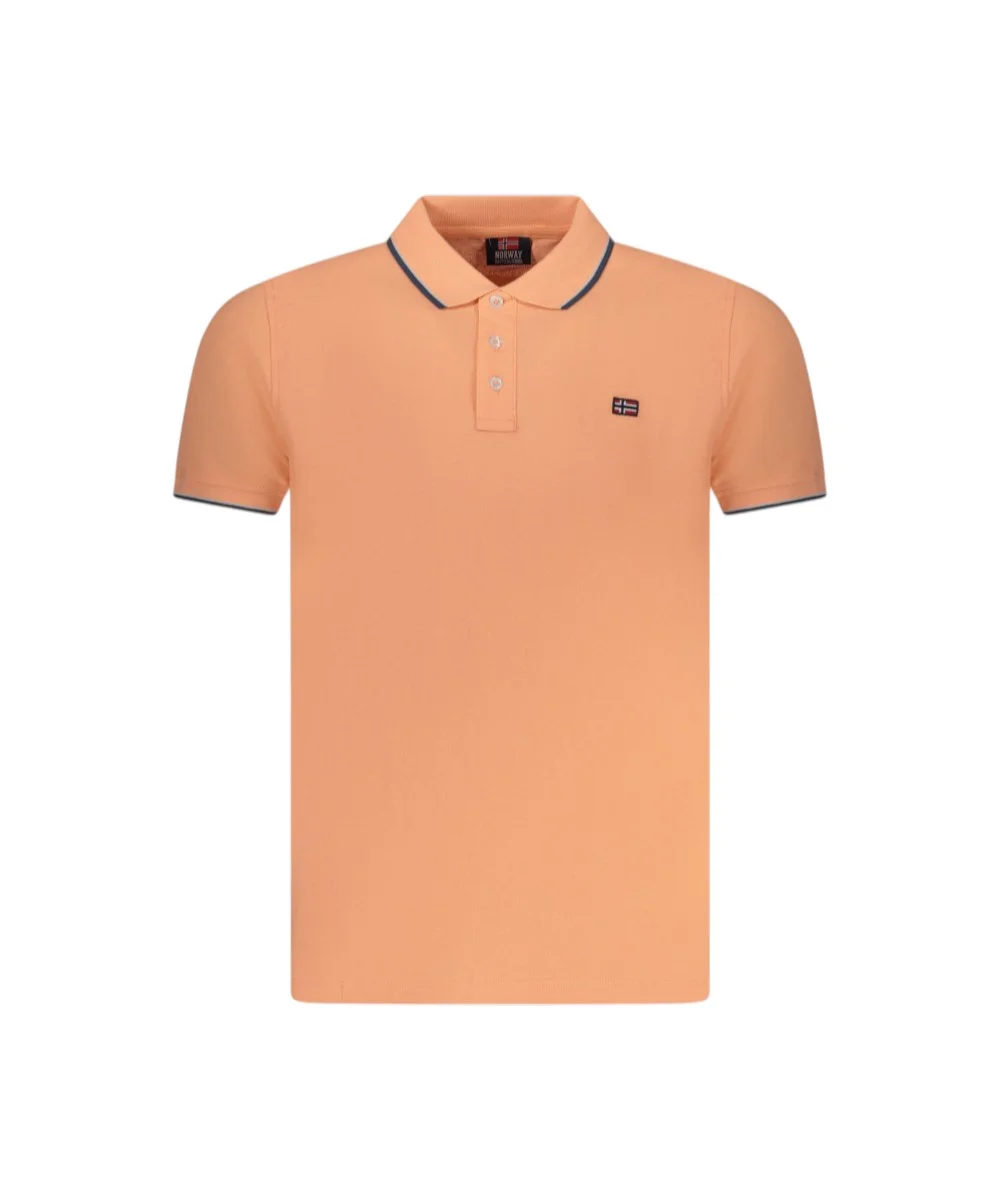 Scuola Nautica Italiana - Ανδρικό T-shirt Κοντομάνικο Polo 838862-PEACH Πορτοκαλί