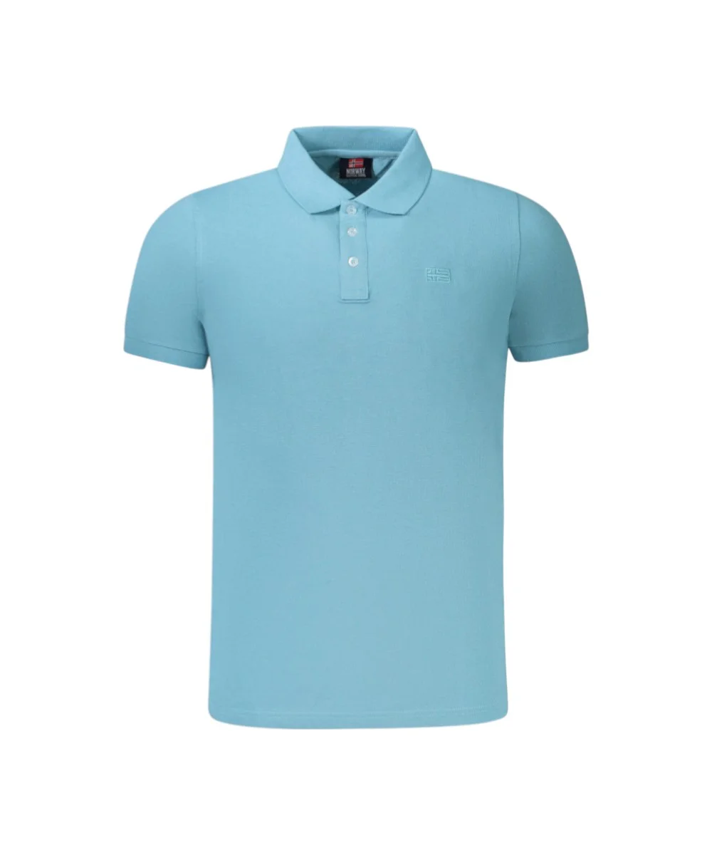 Scuola Nautica Italiana - Ανδρικό T-shirt Κοντομάνικο Polo 848864-PACIFIC Γαλάζιο