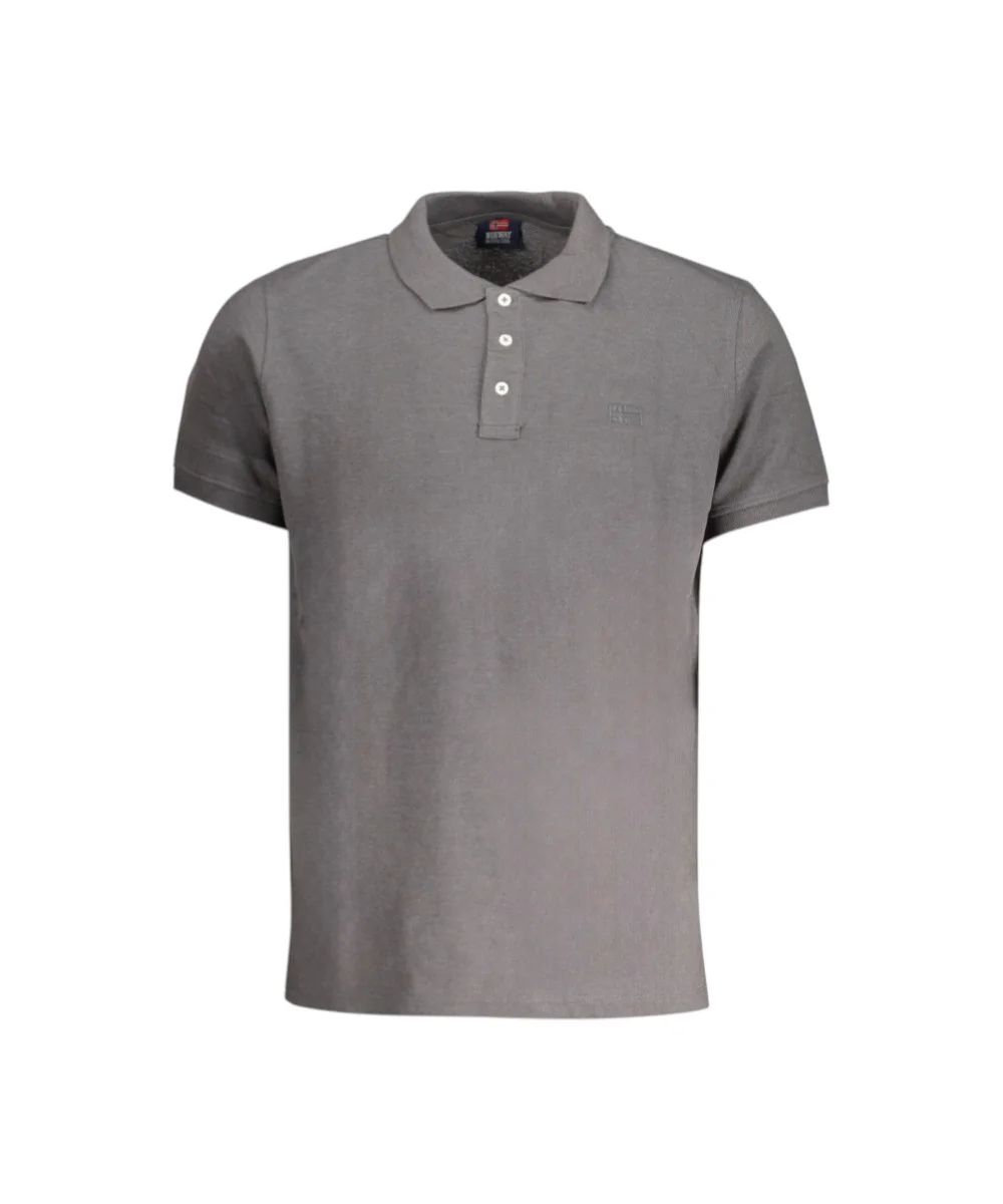 Scuola Nautica Italiana - Ανδρικό T-shirt Κοντομάνικο Polo 848864-REVEN Γκρι