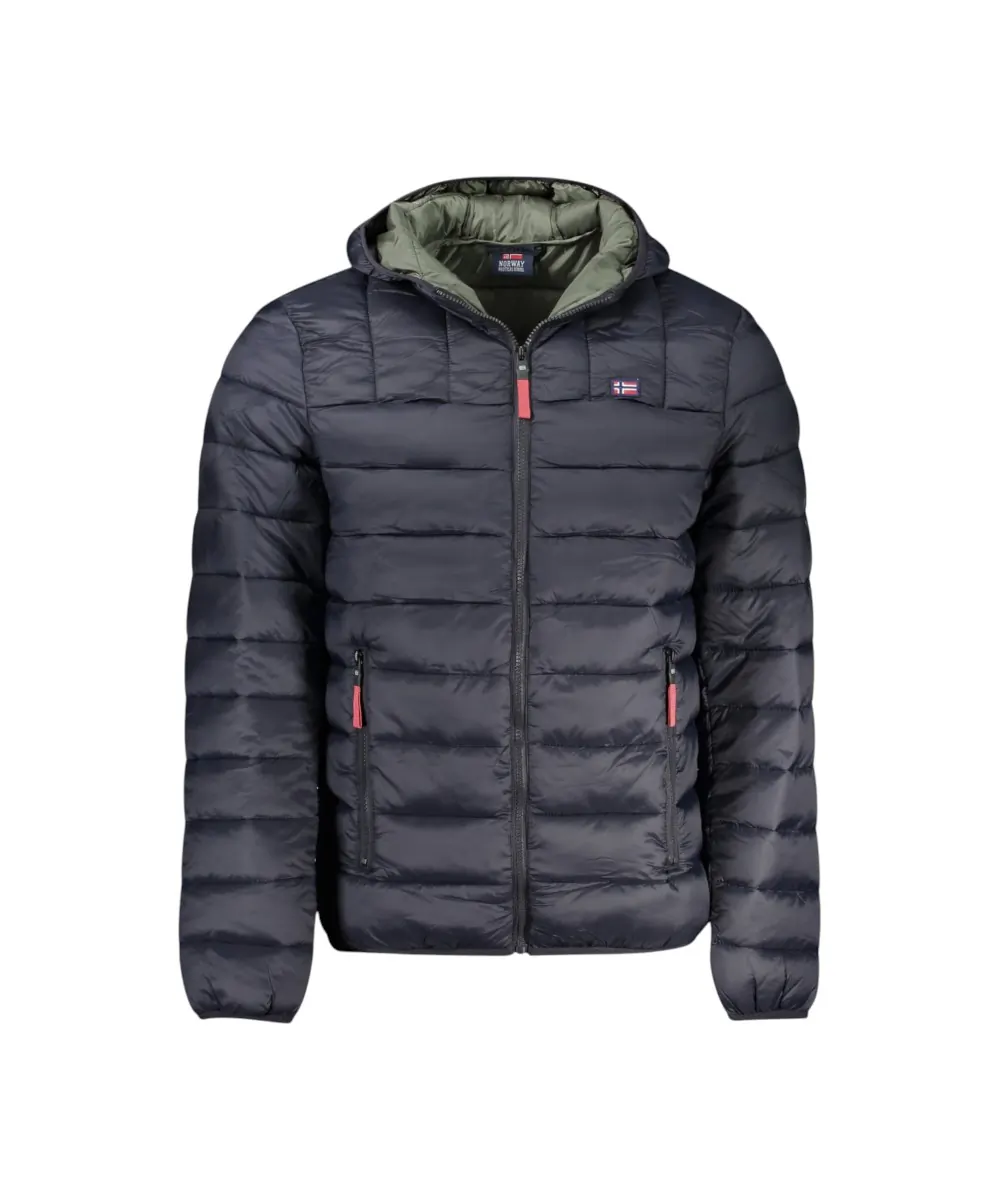 Scuola Nautica Italiana - Ανδρικό Χειμωνιάτικο Μπουφάν Puffer 849150-BLACKA Μαύρο