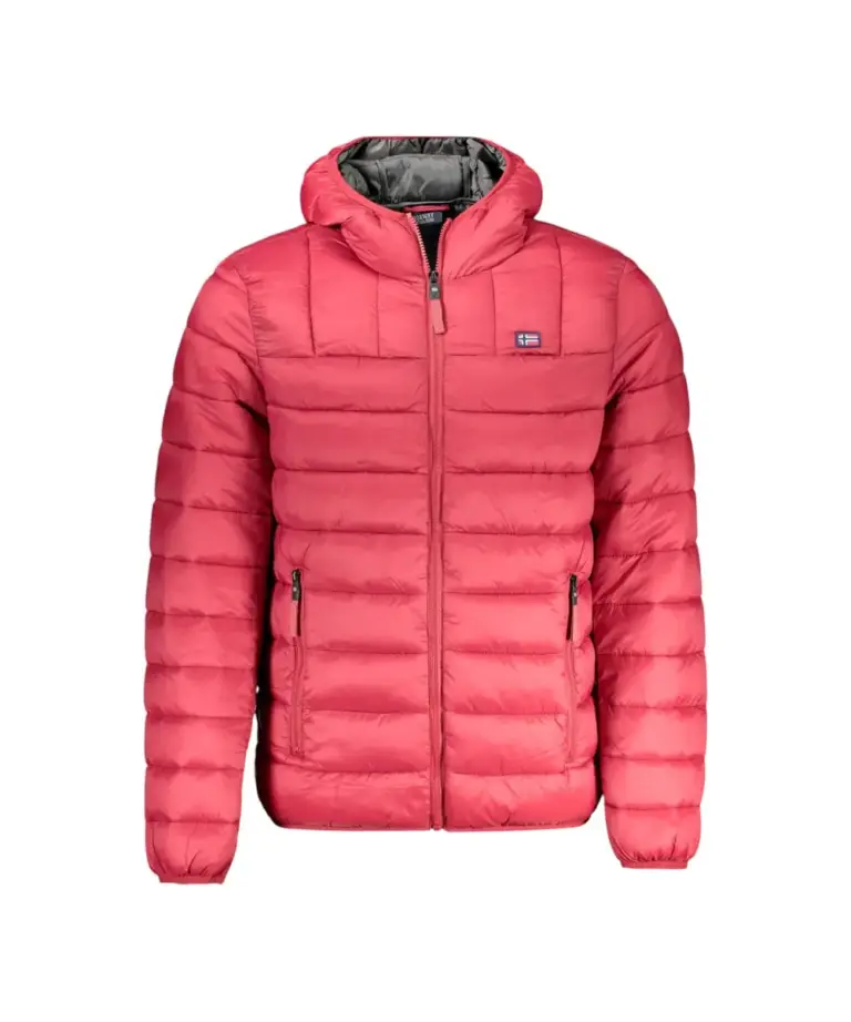Scuola Nautica Italiana - Ανδρικό Χειμωνιάτικο Μπουφάν Puffer 849150-RED Κόκκινο