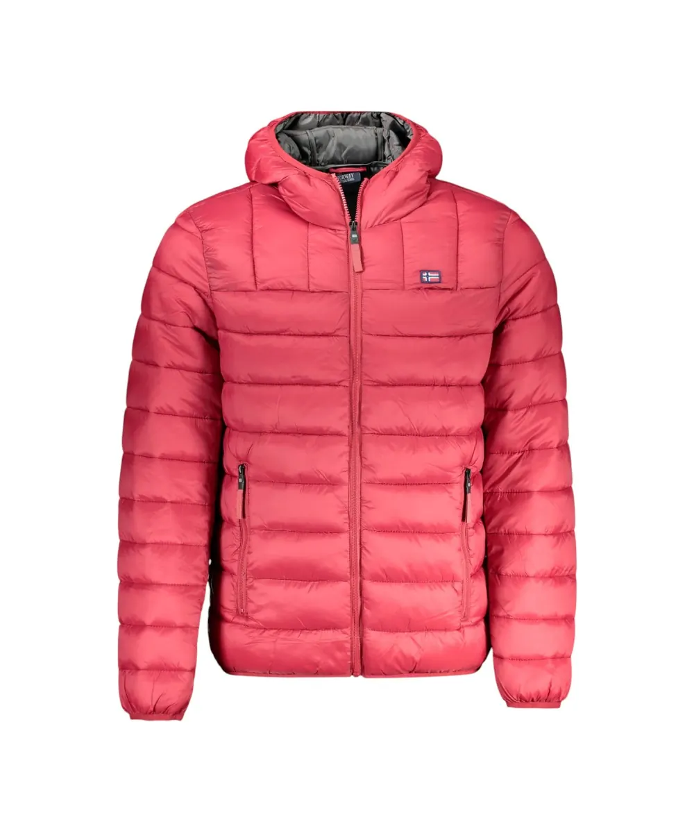 Scuola Nautica Italiana - Ανδρικό Χειμωνιάτικο Μπουφάν Puffer 849150-RED Κόκκινο