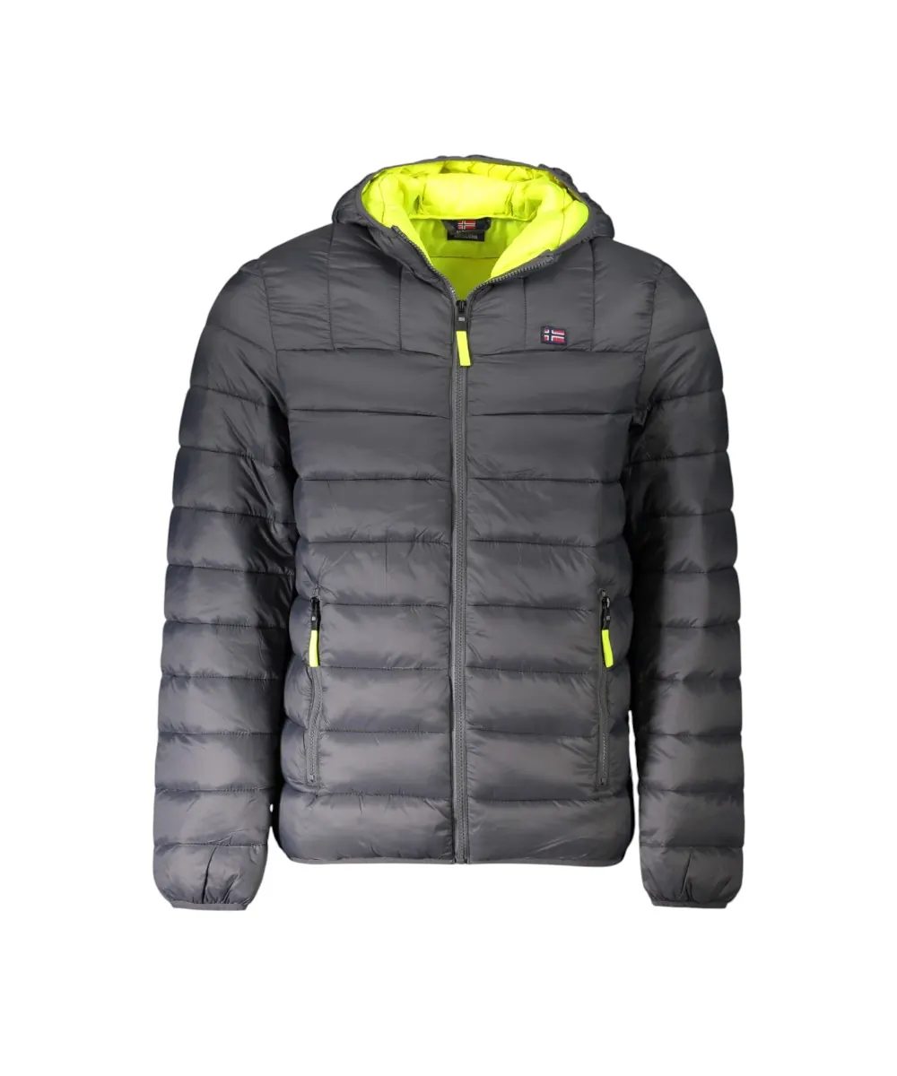 Scuola Nautica Italiana - Ανδρικό Χειμωνιάτικο Μπουφάν Puffer 849150-REVENT Ανθρακί