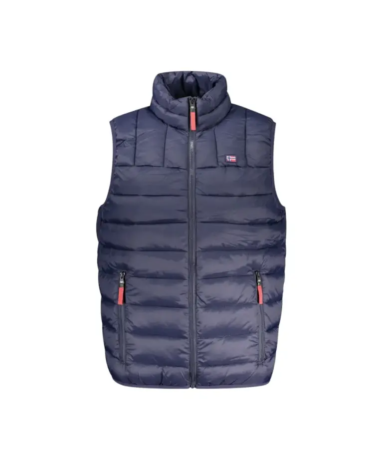 Scuola Nautica Italiana - Ανδρικό Αμάνικο Μπουφάν Puffer 849148-NAVY Μπλε Σκούρο