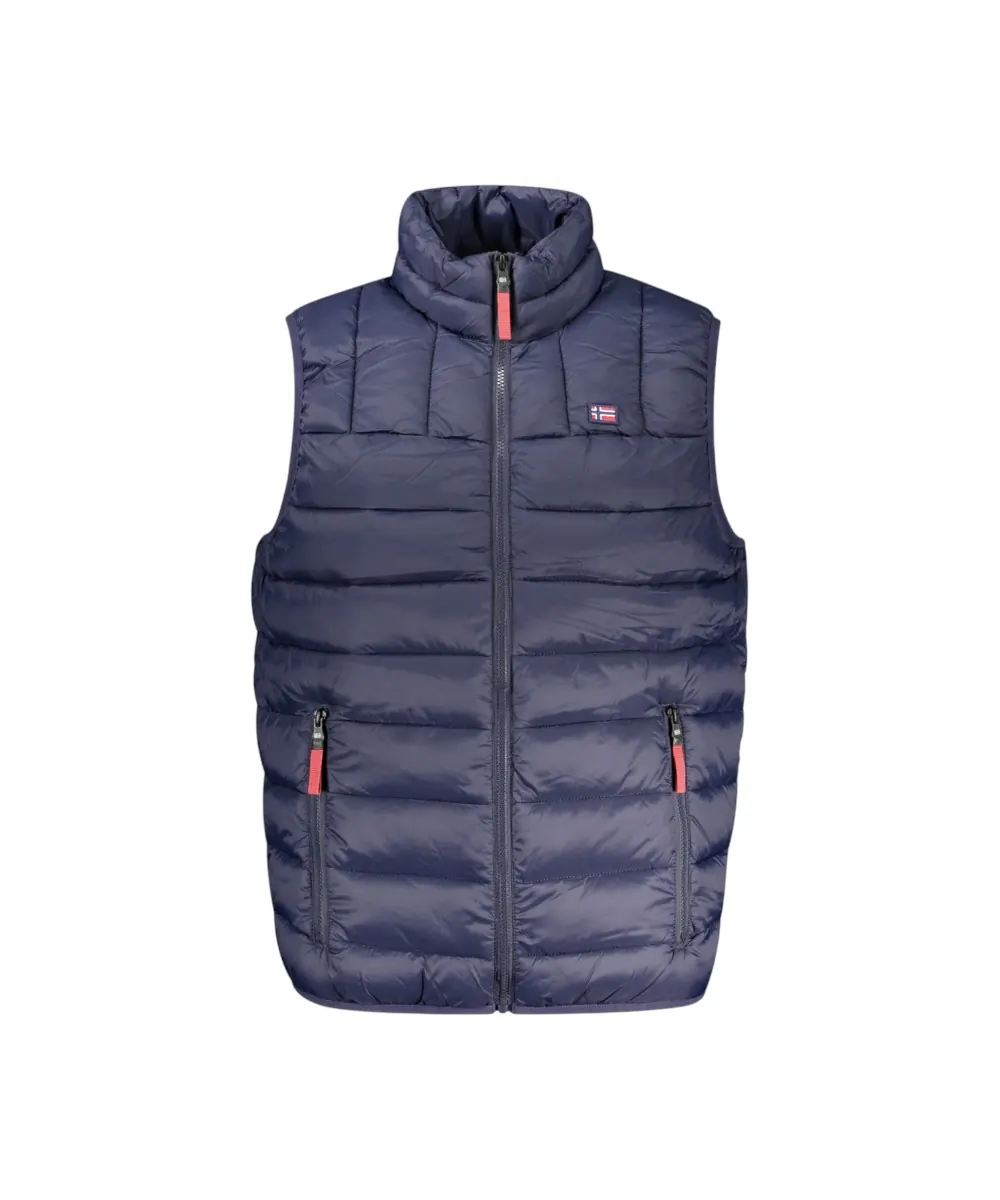 Scuola Nautica Italiana - Ανδρικό Αμάνικο Μπουφάν Puffer 849148-NAVY Μπλε Σκούρο