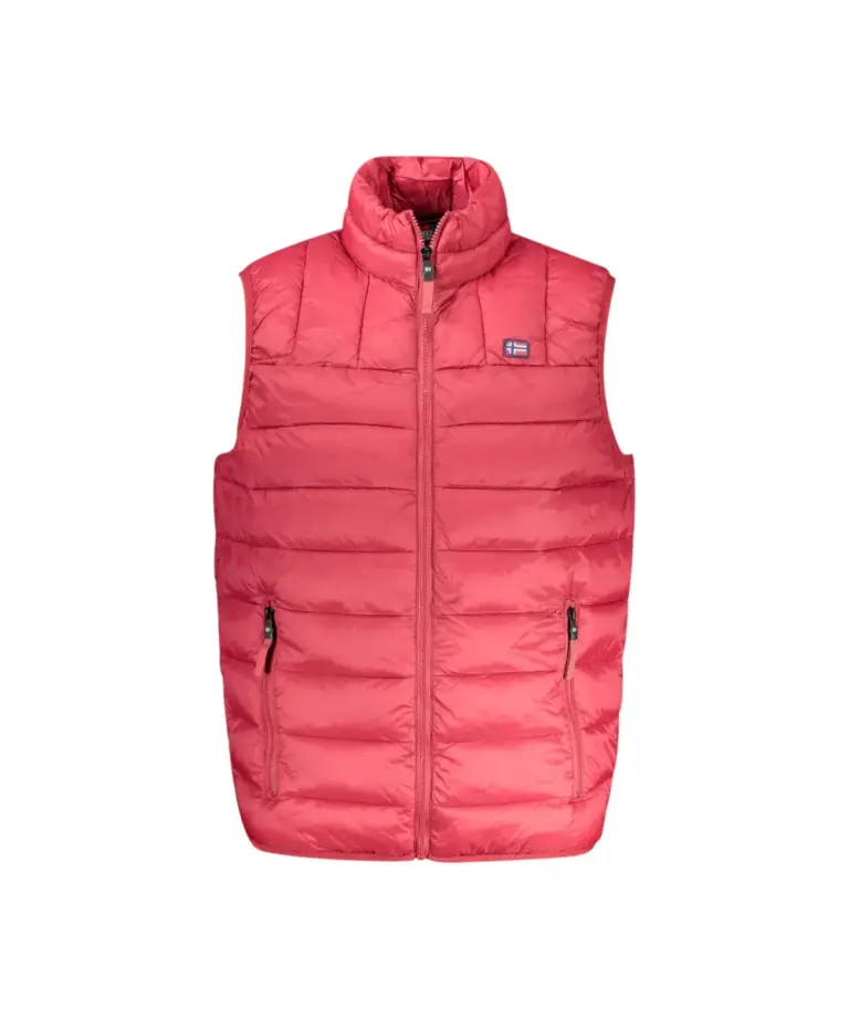 Scuola Nautica Italiana - Ανδρικό Αμάνικο Μπουφάν Puffer 849148-RED Κόκκινο