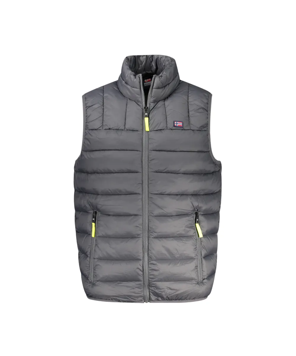 Scuola Nautica Italiana - Ανδρικό Αμάνικο Μπουφάν Puffer 849148-REVENT Γκρι