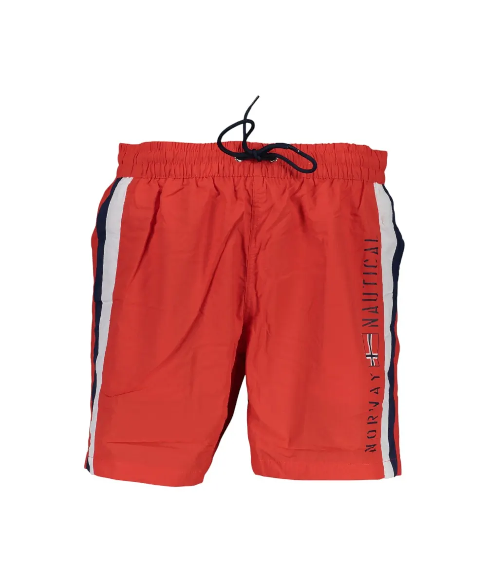 Scuola Nautica Italiana - Ανδρικό Μαγιό Σόρτς 838302-ROSSO Κόκκινο