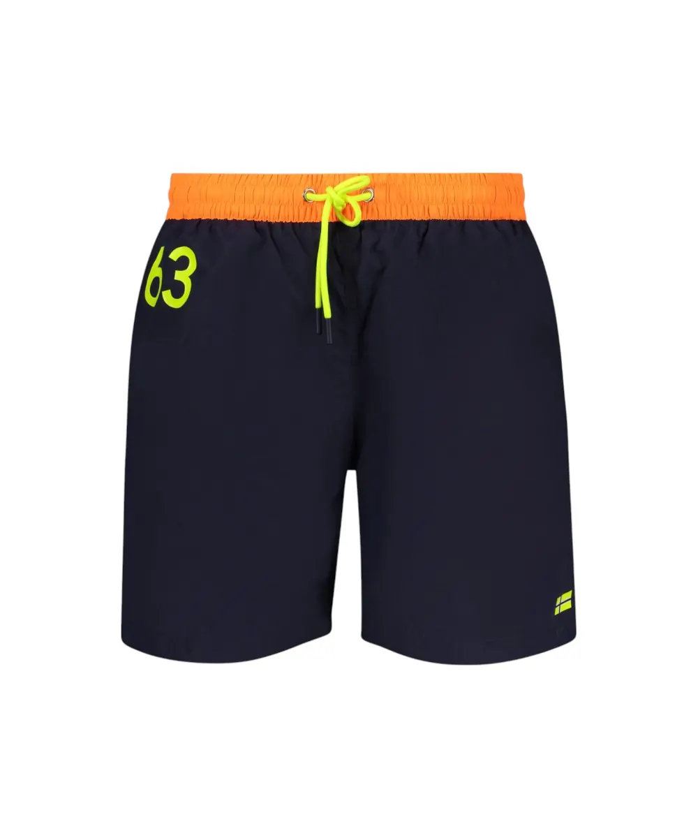 Scuola Nautica Italiana - Ανδρικό Μαγιό Σόρτς 858311-NAVY Μπλε Σκούρο
