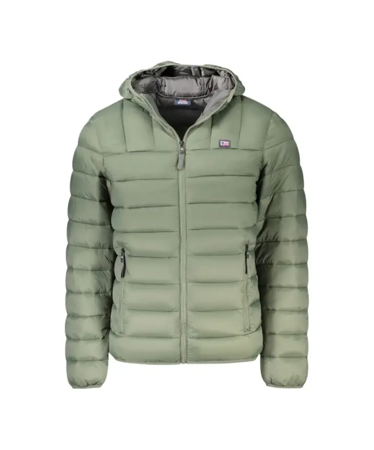 Scuola Nautica Italiana - Ανδρικό Χειμωνιάτικο Μπουφάν Puffer 849150-ARMREV Χακί