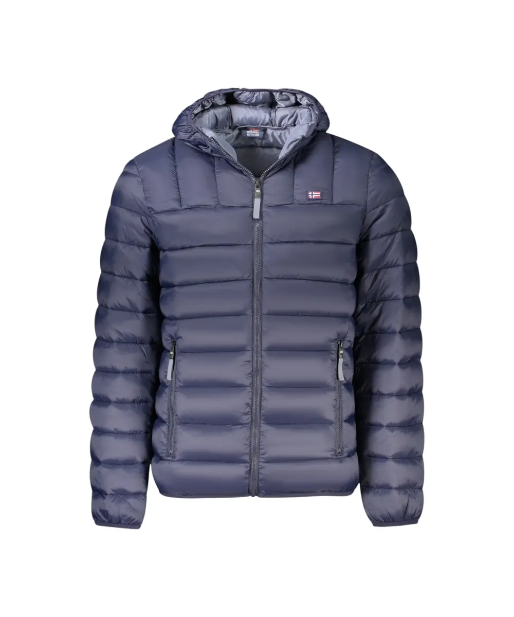 Scuola Nautica Italiana - Ανδρικό Χειμωνιάτικο Μπουφάν Puffer 849150-NAVTYP Μπλε Σκούρο